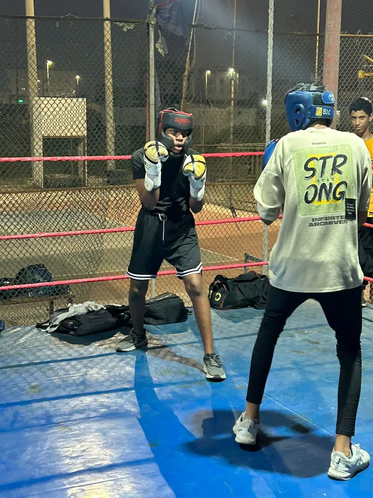 Youth Boxing Training at Fitness Solutions Dammam
