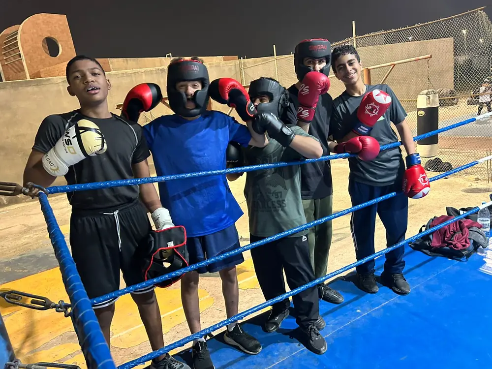 Youth Boxing Training at Fitness Solutions Dammam