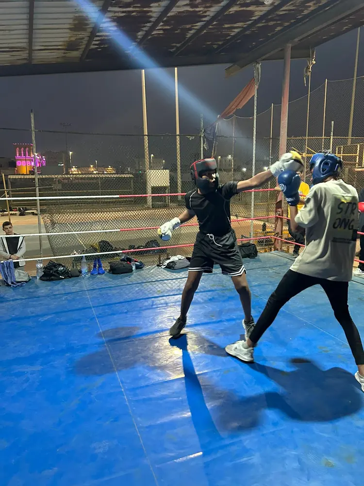 Youth Boxing Training at Fitness Solutions Dammam
